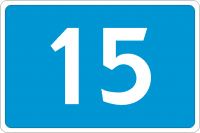 Знак 6.13 Километровый знак